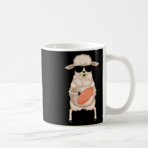 Lustiges Schaf Lamm trägt Sonnenbrille beim Discgo Kaffeetasse
