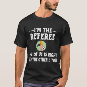 Lustiges Schiedsrichter-Design für Männer Frauen S T-Shirt