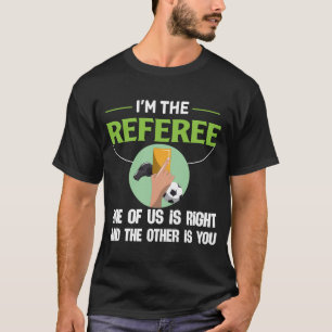 Lustiges Schiedsrichter-Design für Männer Frauen S T-Shirt