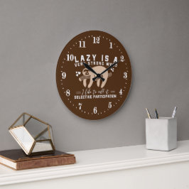 lustiges Schlagwort Kunst Große Uhr