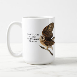 Lustiges Schleiereulen-Shirt Kaffeetasse