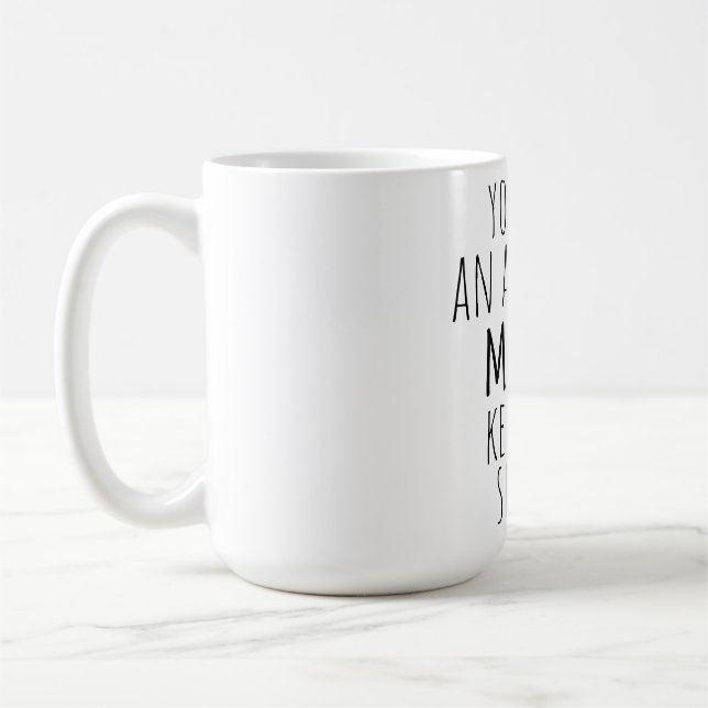 lustiges Schmuckgeschenk für Mama-Muttertag 2025 Kaffeetasse (Links)