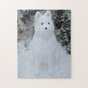 lustiges Schneeakita-Schneemannweihnachten
