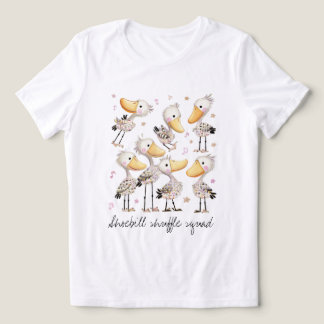 Lustiges Schuhschnabel-Shuffle-Squad-Shirt Tri-Blend Shirt