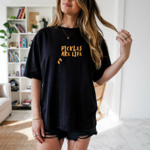 Lustiges Schwangerschafts-Fingerabdruck orange T-S T-Shirt