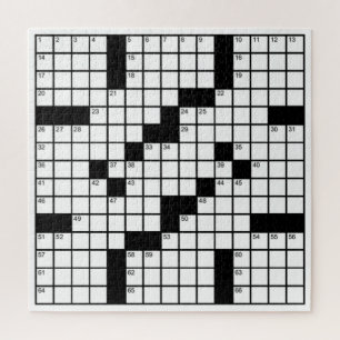 Lustiges Schwarz-Weiß-Kreuzworträtsel-Spiel