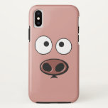 Lustiges Schwein Case-Mate iPhone Hülle<br><div class="desc">Piggy Gesichtskasten des niedlichen kleinen Cartoon</div>
