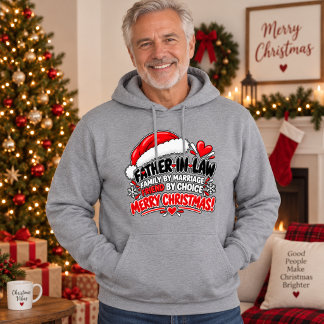 Lustiges Schwiegervater-Weihnachtsgeschenk Familie Hoodie