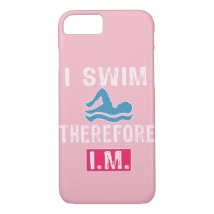 Lustiges Schwimmer-Geschenk schwimme ich deshalb Case-Mate iPhone Hülle