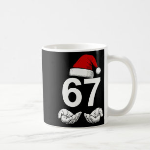 Lustiges Sechs Sieben 6 7 Meme Gen Alpha Slang Wei Kaffeetasse