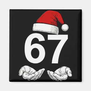 Lustiges Sechs Sieben 6 7 Meme Gen Alpha Slang Wei Magnet
