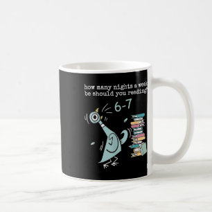 Lustiges Sechs Sieben 6 7 Meme Lehrer Design Lesen Kaffeetasse