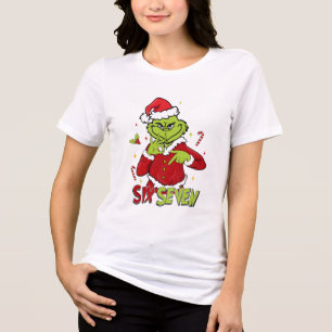 Lustiges Sechs Sieben Meme Weihnachten Viral 6 7 Tri-Blend Shirt