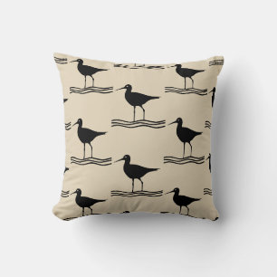 lustiges Segel-CRANE-BIRD-Motivmuster Kissen