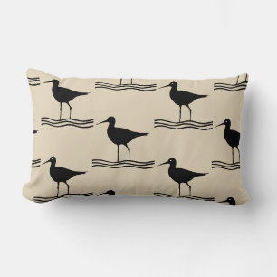 lustiges Segel-CRANE-BIRD-Motivmuster Lendenkissen