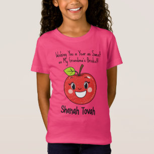 🍎Lustiges Shanah Tovah mit individuellem Text T-Shirt