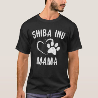 Lustiges Shiba Inu Mama-Geschenk Pet Lover Bekleid T-Shirt