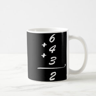 Lustiges Shirt 6 4 3 2 Baseball Kaffeetasse