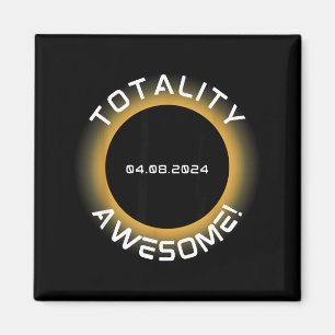 Lustiges Shirt April Totale Sonnenfinsternis Total Magnet