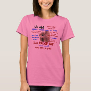 Lustiges Shirt, Buckel-Tageskamel (Ganztext) T-Shirt