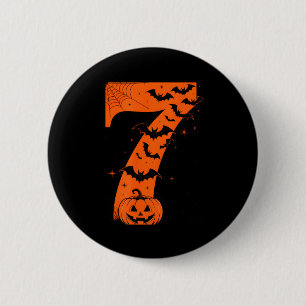Lustiges Six Seven 6 7 Meme-Design Paare Halloween Button
