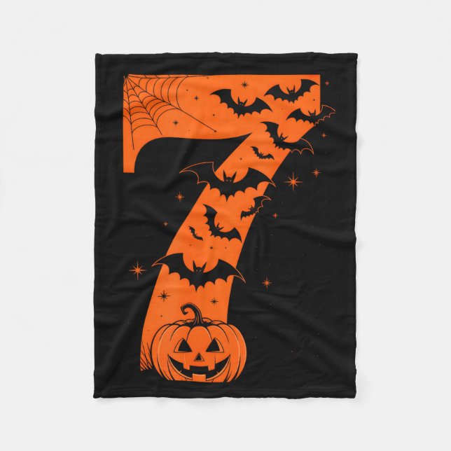 Lustiges Six Seven 6 7 Meme-Design Paare Halloween Fleecedecke (Vorderseite)