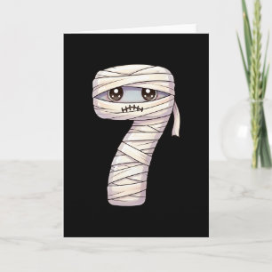 Lustiges Six Seven 6 7 Meme Design Paare Halloween Karte