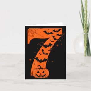 Lustiges Six Seven 6 7 Meme Design Paare Halloween Karte