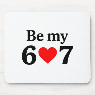 Lustiges Six Seven Sei Mein 6 7 Meme Männer Frauen Mousepad