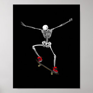 Lustiges Skateboarding für Männer Frauen Skateboar Poster