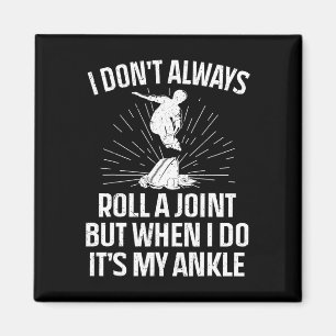 Lustiges Skateboarding Ich Rolle Nicht Immer Ein J Magnet