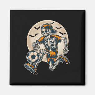 Lustiges Skelett Fußball Männer Jungen Kinder Hall Magnet