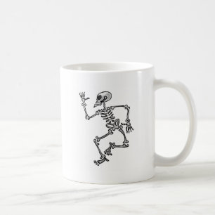 Lustiges Skelett Kaffeetasse