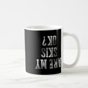 Lustiges Ski-Thema für Männer Frauen Bergskifahren Kaffeetasse