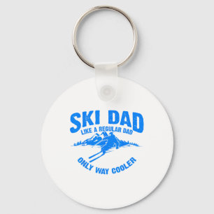 Lustiges Ski-Vater-Geschenk Skifahrer Süße Skifahr Schlüsselanhänger