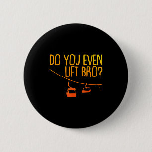 Lustiges Skifahren Snowboard-Design für Männer Fra Button