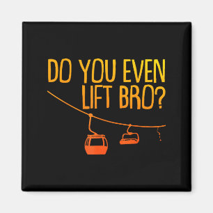 Lustiges Skifahren Snowboard-Design für Männer Fra Magnet