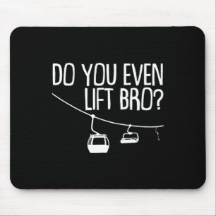 Lustiges Skifahren Snowboarden Design Für Männer F Mousepad