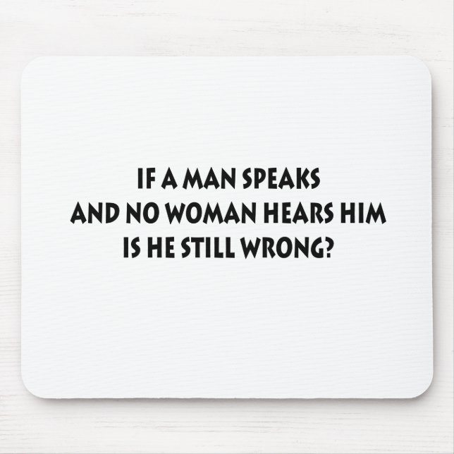 Lustiges Slogan mousepad (Vorne)