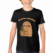 Lustiges Slow-Brew-Faultier-Shirt