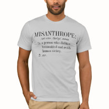 Lustiges Smart eine Zwischenlage "ein Misanthrope