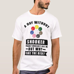 Lustiges Snooker-Design T-Shirt