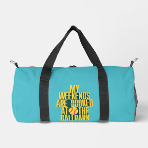 Lustiges Softball-Wochenende Im Ballpark Sports Duffle Bag