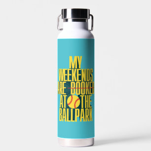 Lustiges Softball-Wochenende im Ballpark Sports Trinkflasche