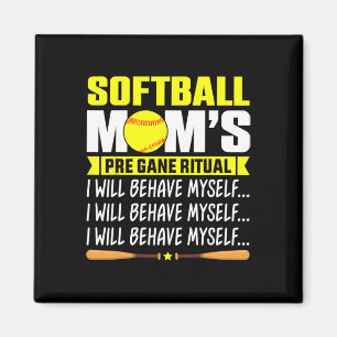 Lustiges Softll-Mom-Shirt Softll-Moms Prä-Ritual-S Magnet