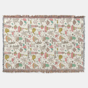 Lustiges Sommer-Muster mit Schiffen Decke