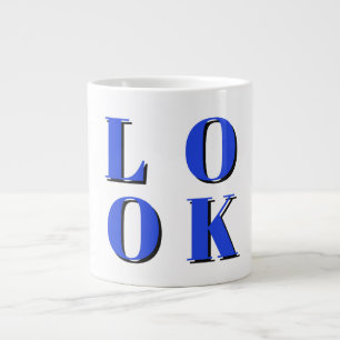 lustiges soziales niedliches cooles Design Jumbo-Tasse