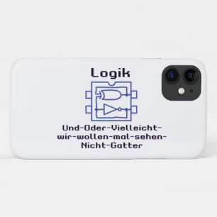 Lustiges Spaß Logikgatter mit boolescher Funktion Case-Mate iPhone Hülle