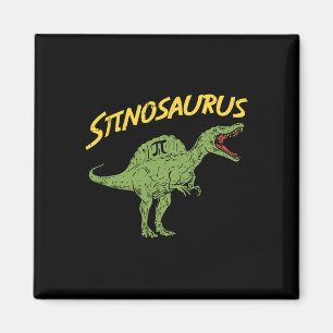 Lustiges Spinosaurus Pi Day Shirt Math Dinosaur Ge Magnet
