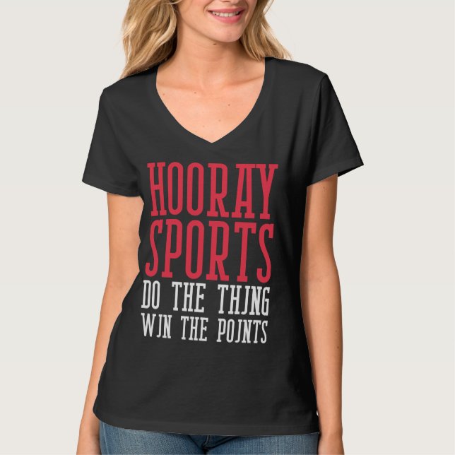 Lustiges Sport-Shirt T-Shirt (Vorderseite)